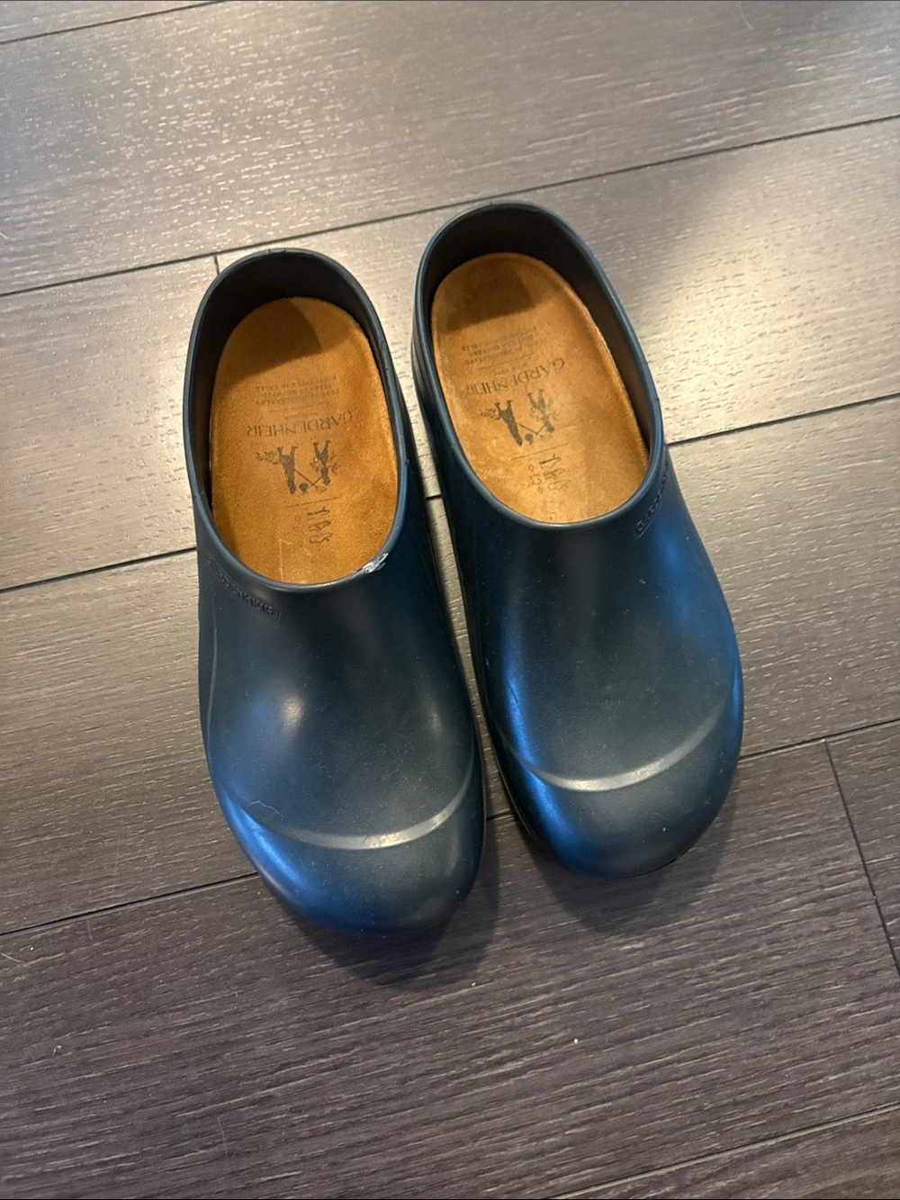 Women’s Navy Rubber Clog - Comfort Footbed
